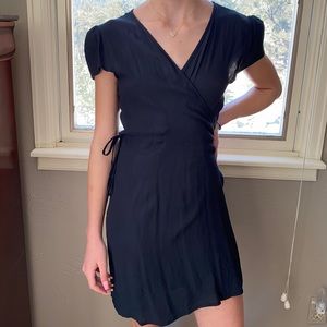 Brandy Melville black wrap dress